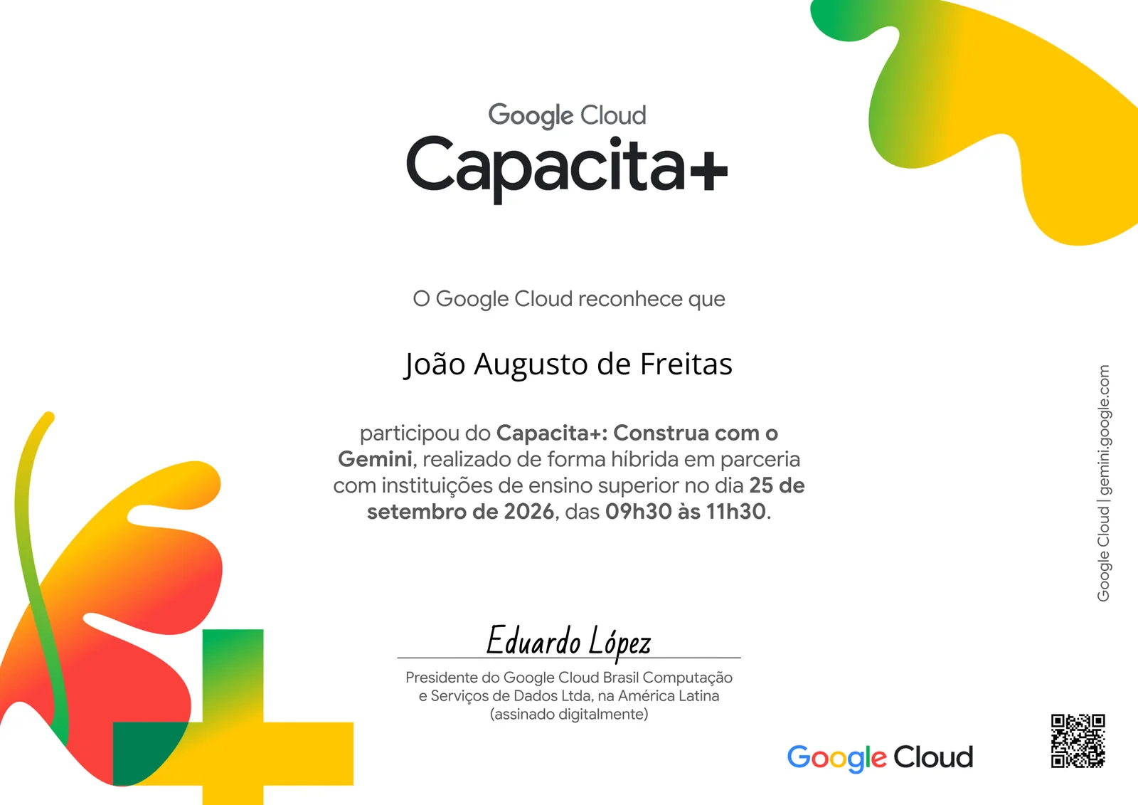 Capacita+: Construa com o Gemini
