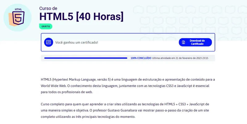 Curso de HTML5